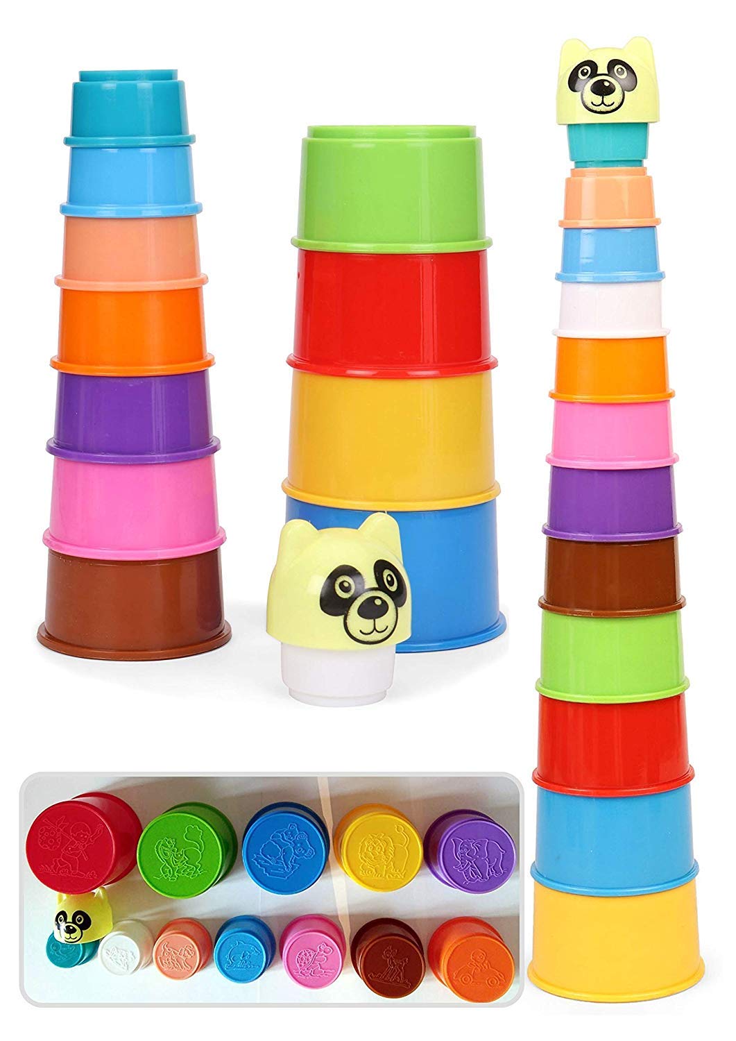 Mayatras Stacking Cups Baby Toys for Kids (B085ZF6YNG) Amazon Price History, Amazon Price Tracker