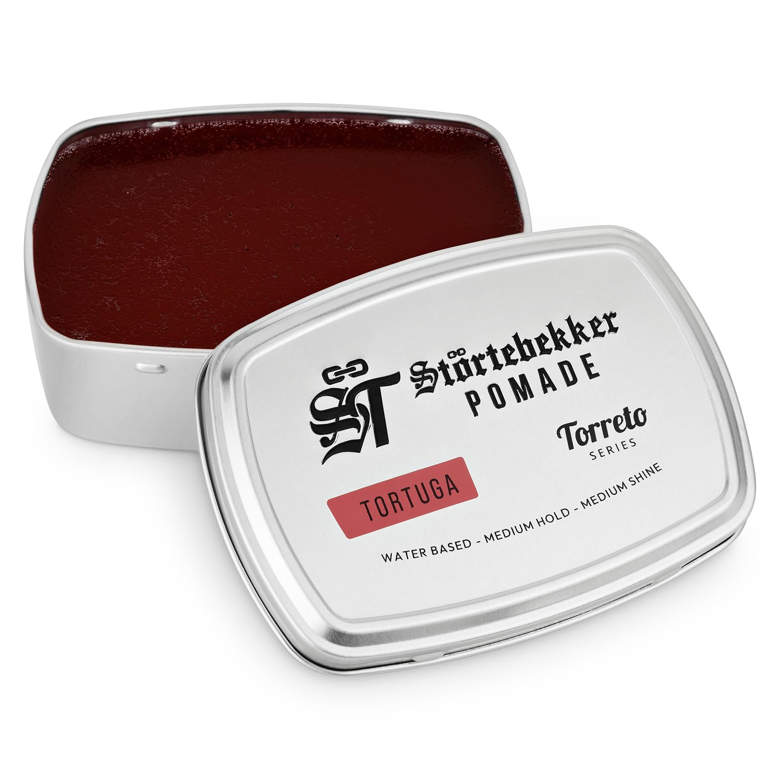 Störtebekker® Premium Pomade Wasserbasiert Probierset + GRATIS Styling Kamm - 3 x Pomade Herren 'Torreto Series' - Mittlerer Halt - Mittlerer Glanz - Haarpomade 125ml - Made in Germany
