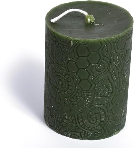 BeeTheLight - Vela de pilar de cera de abejas 100 % pura, elige tu tamaño y color, tiempo de combustión de 54 horas, se adapta a soportes de 3 x 4,