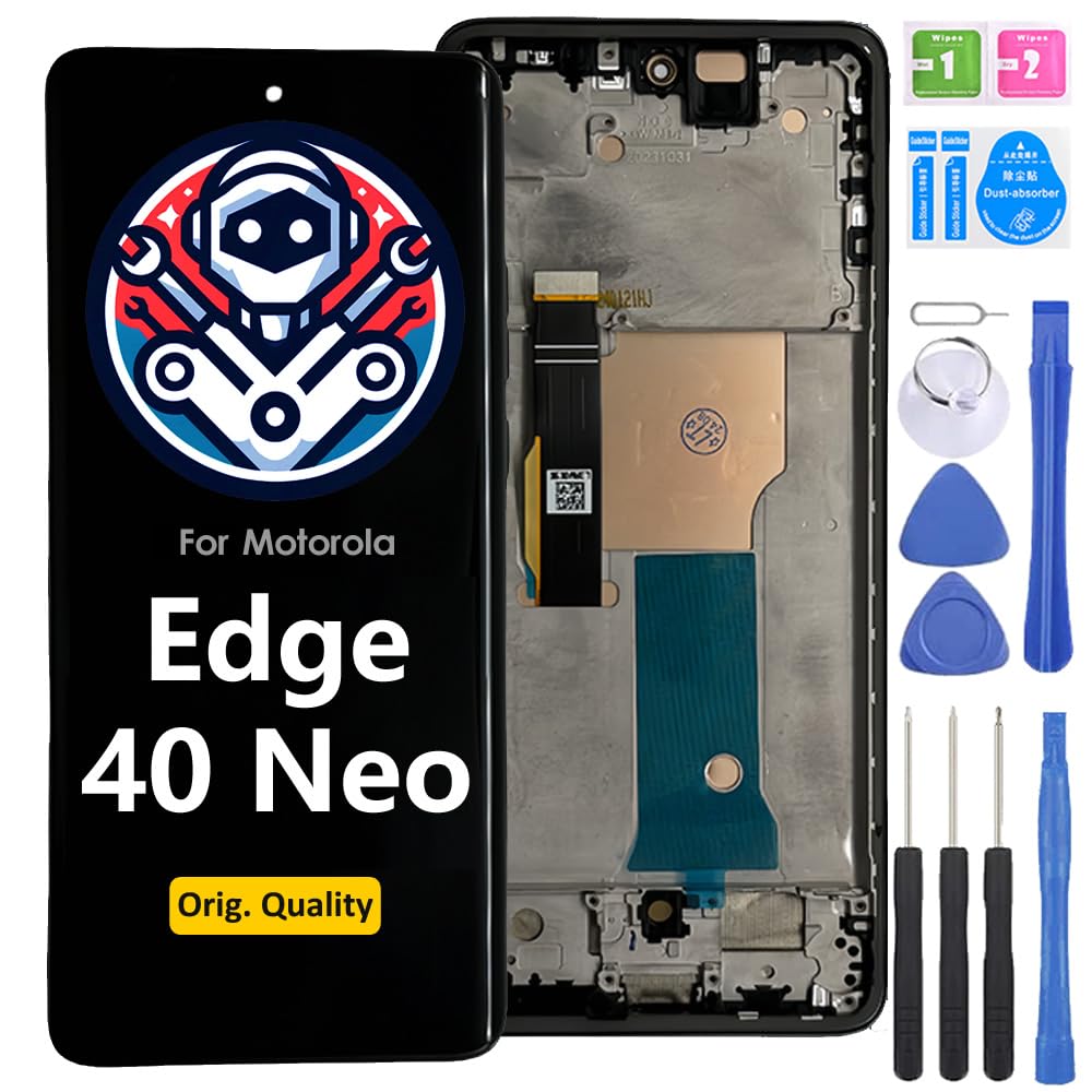 Schermo LCD e digitalizzatore assemblaggio completo per Motorola Edge