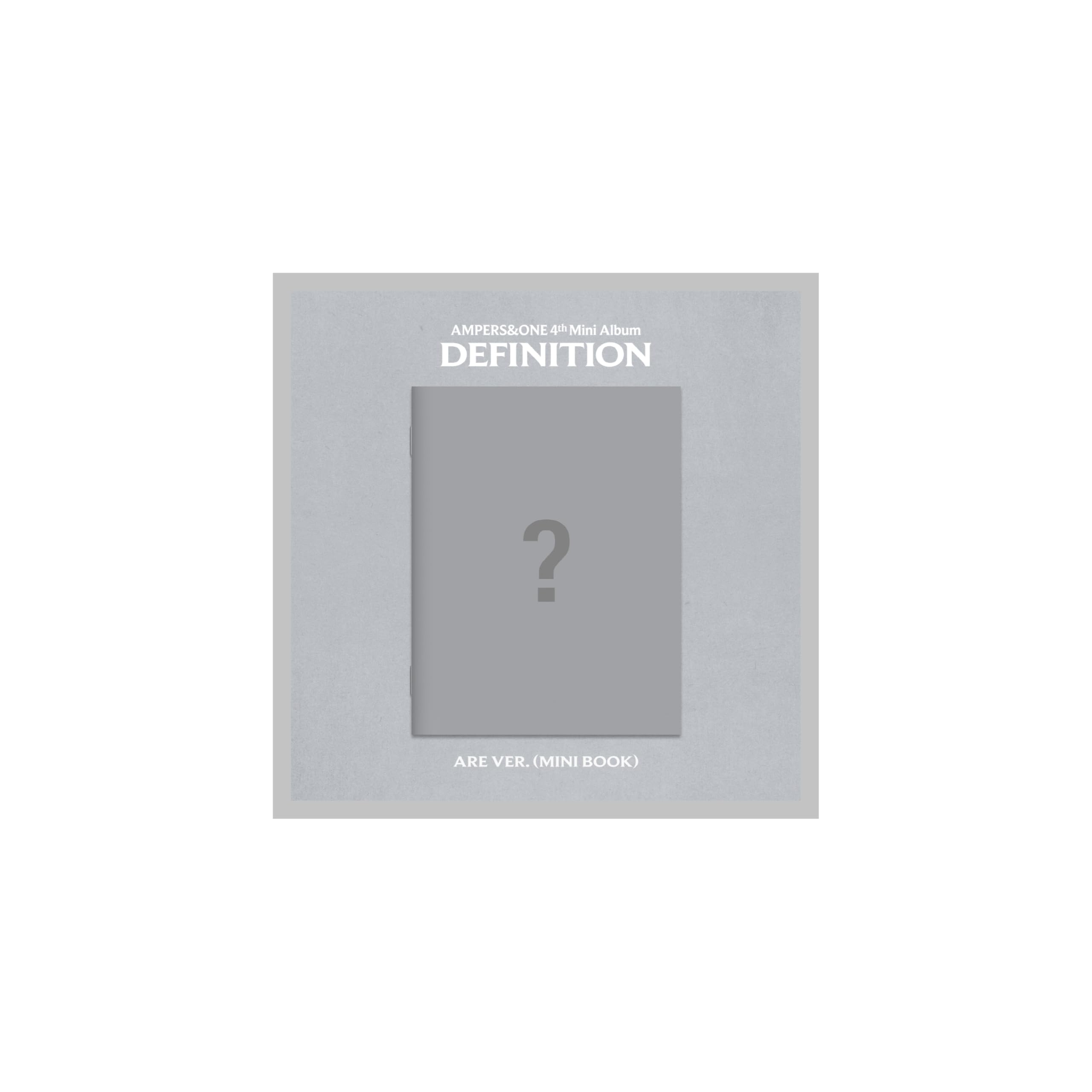 Ampersandone Definition CD K-Pop Version ARE avec suivi pour enrichir votre discothèque