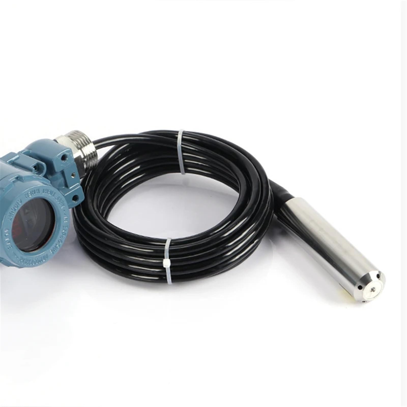 LED Digital Display Submersible Level Pressure Transmitter 0-5v Output Analog Water Level Transducer Sensor Indicator Sensor(5m Range 5m Cable)