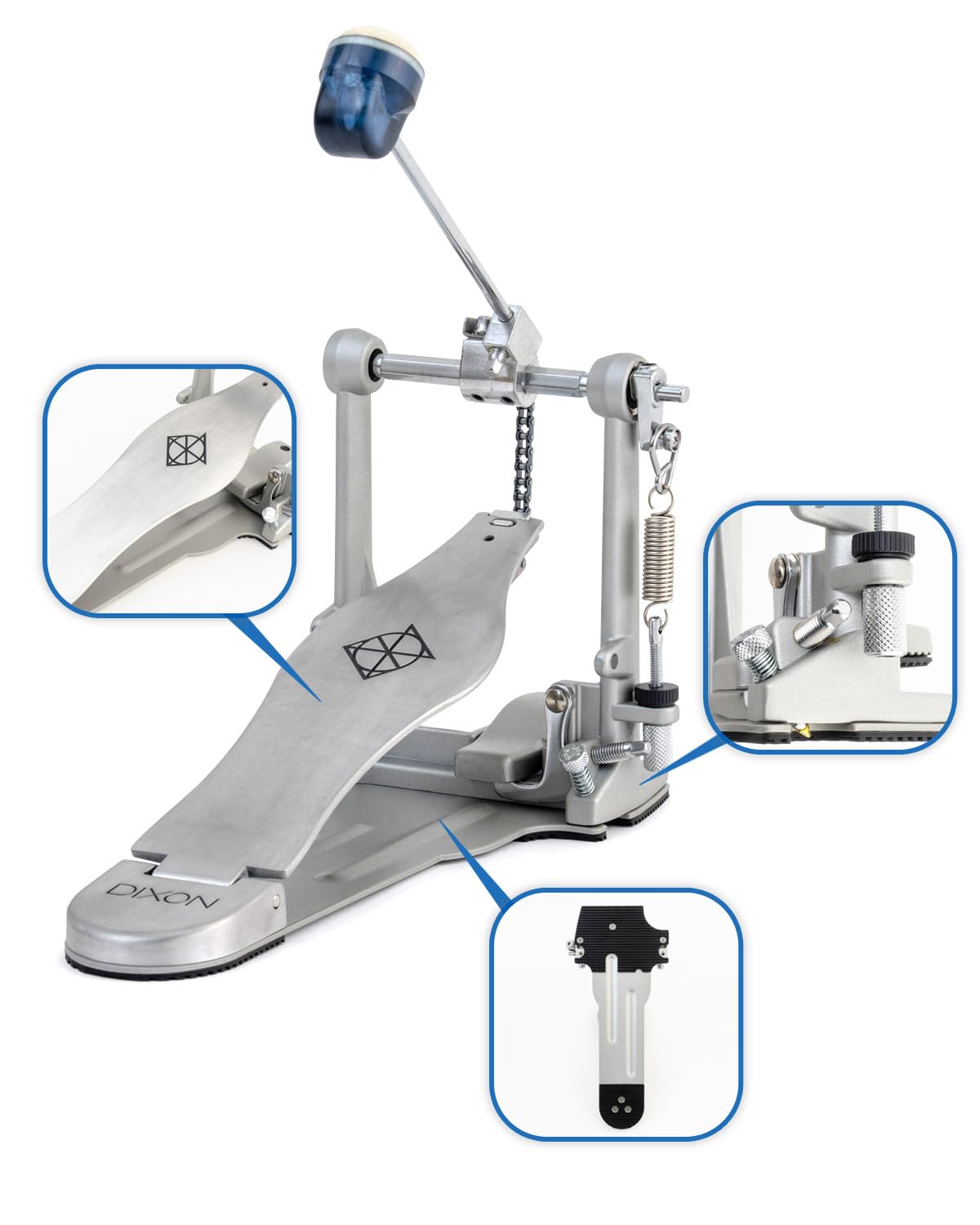 Dixon PP-P1 Single Pedal Fußmaschine Single Chain Drive