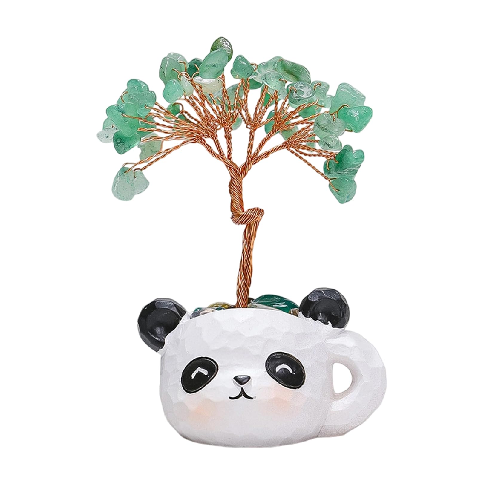 Natural Crystal Stones Bonsais Tree Money, Feng Shuis Decors for Home and Desk Ornament Gift Feng Shuis Natural Quartzs Money