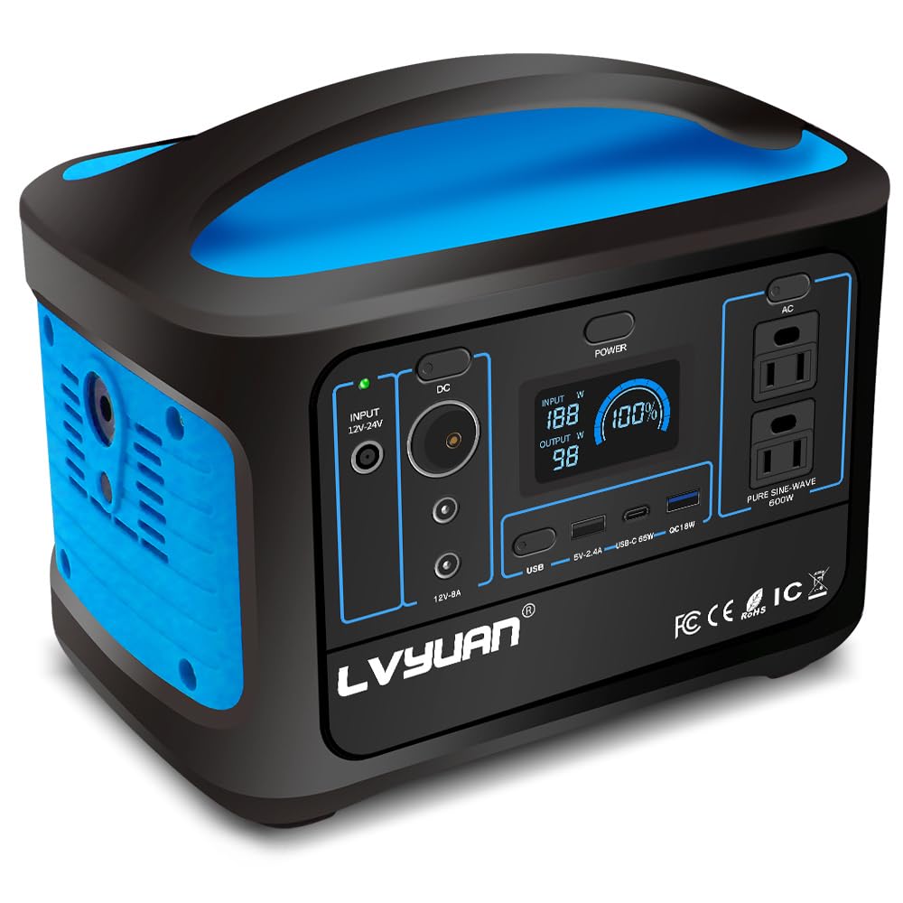 ✩お待たせ再入荷1個だけ✩コスパ◎ポータブル電源 600 詰め込む