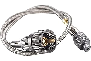 Super Convenient Campingmoon Gas Stove Adapter with Long Hose: Power Your Culinary...
