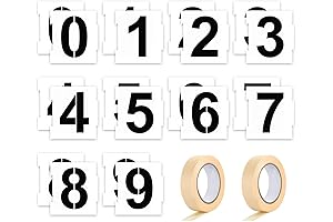 20-Piece Curb Stencil Kit: Your Precise Solution for Curb Numbering