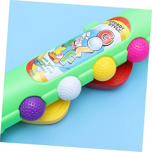 Miniatura 8 de Juego de 2 juegos de golf educativos para deportes al aire libre para adultos y juegos de golf para interiores y exteriores, verde