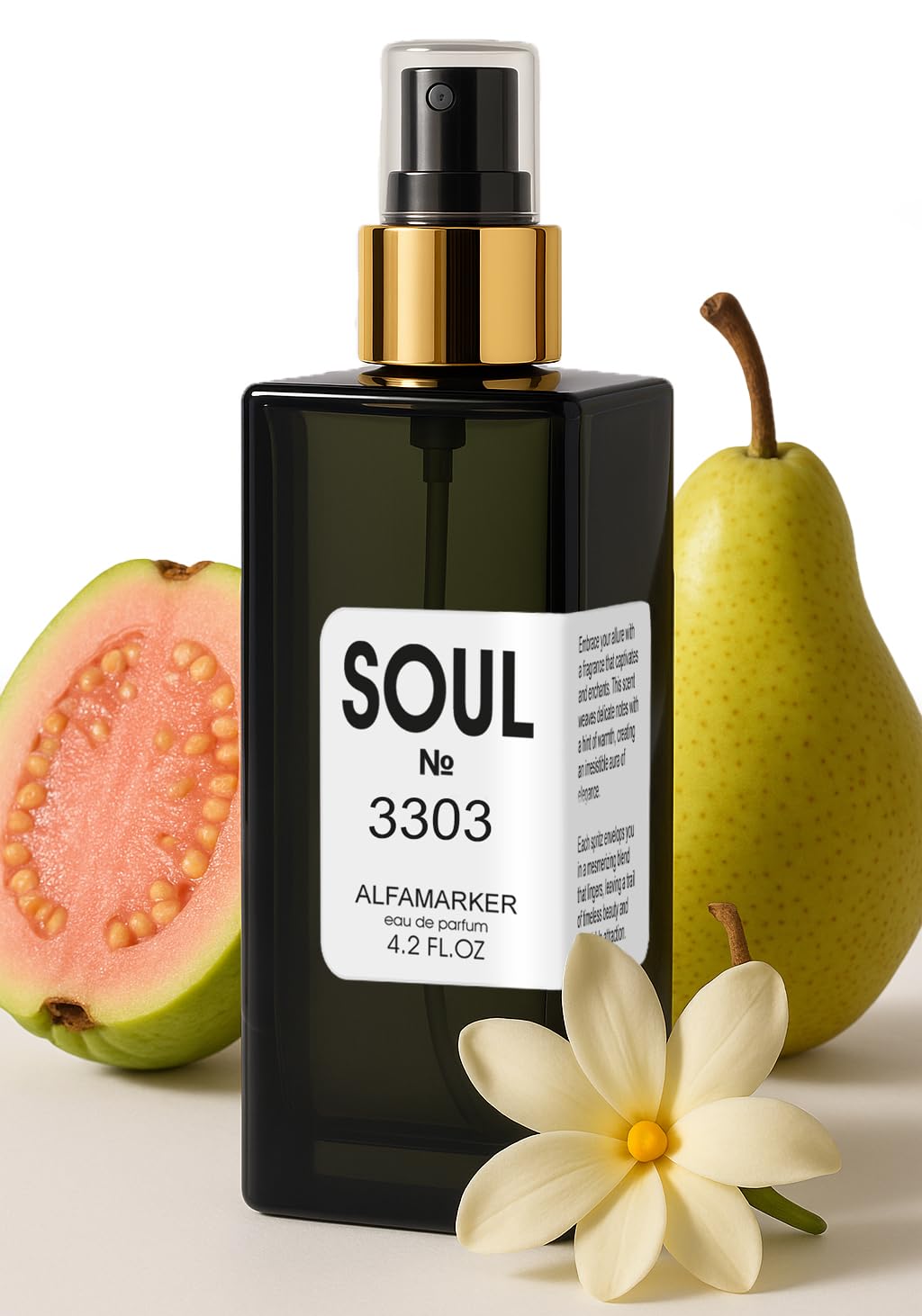 ALFAMARKER SOUL №3303 Gucie by Gacie - Perfume for Women | Long Lasting Eau de Parfum Spray 4.0 Fl Oz / 120ml | Boutique-Inspired Floral Women’s