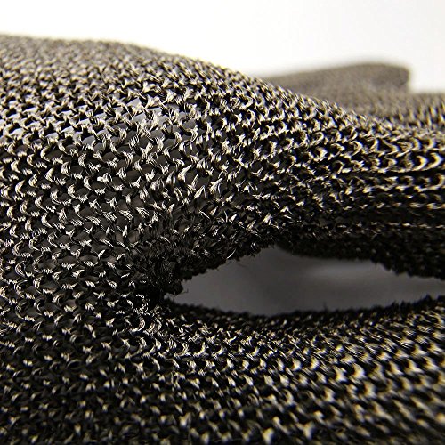 Red Safety Cut Proof Stab Resistant Stainless Steel Metal Mesh Butcher Glove Level 5 Protection Size M #TOP3