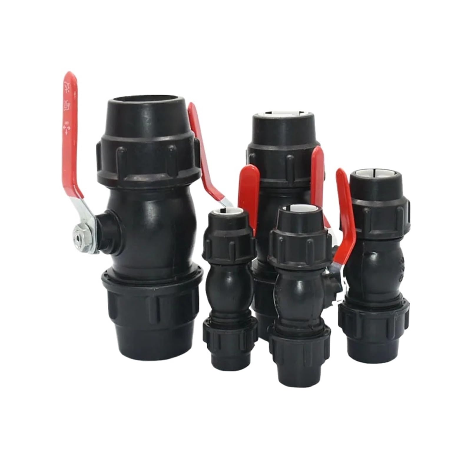 Conector rápido de tubería agua plástico 20/25/32/40/50 mm, acoplador núcleo válvula metal, reparación DN15 20 25 32 40(A)