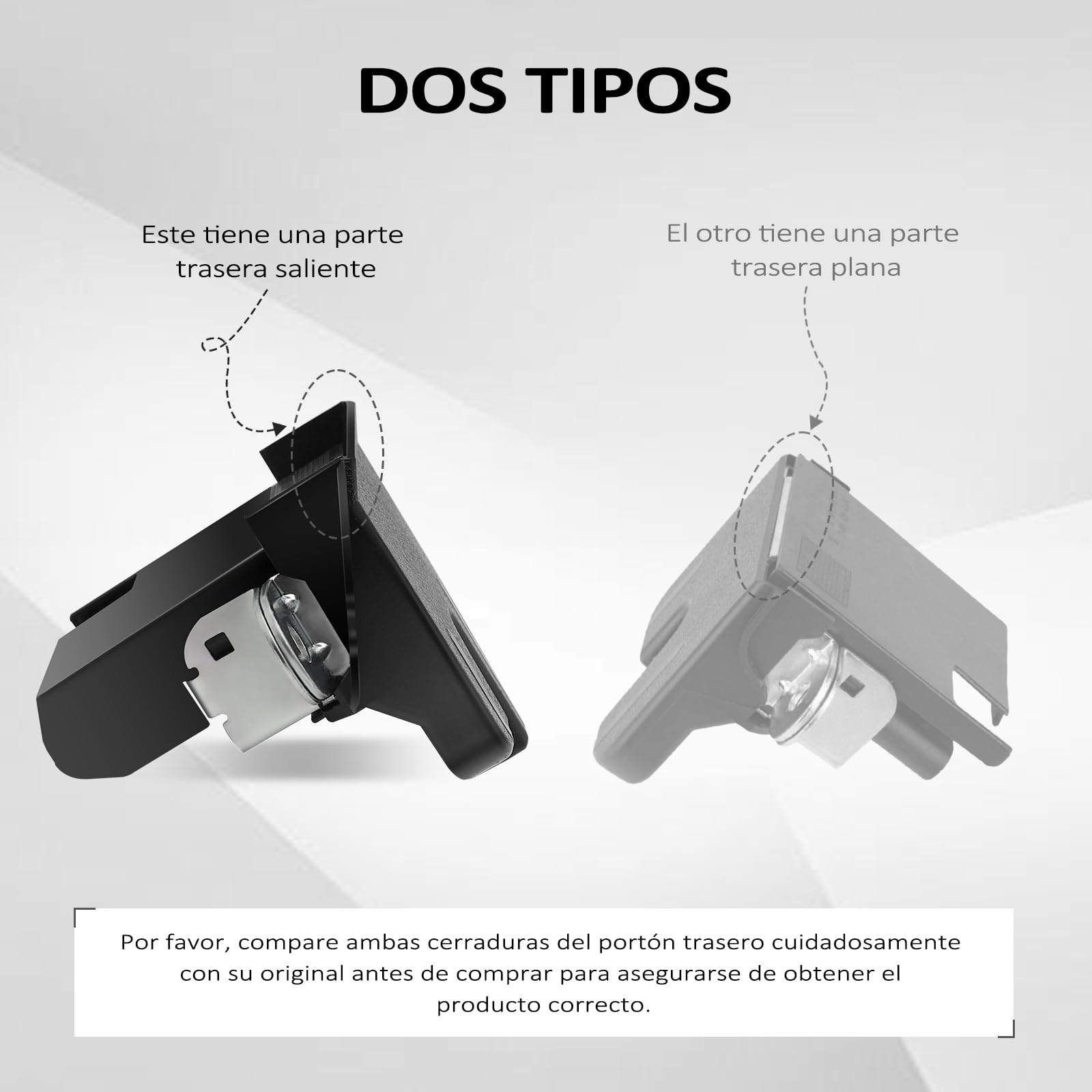 KAOLALI Serratura per Portellone Bagagliaio Compatibile per GOLF 5 6 Polo Touran Passat Seat Leon Altea XL 5K0827505A,1K6827505E Serratura del Portellone