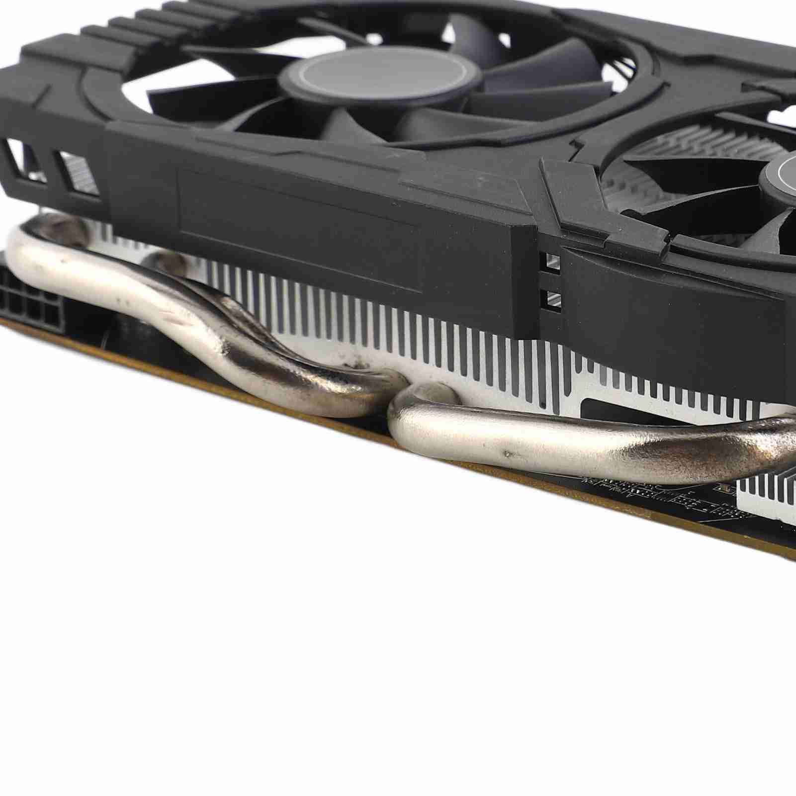 Akozon Grafikkarte RX 580-Grafikkarte 8 GB GDDR5 256-Bit-Grafikkarte Unterstützt 8K 2 Kühlventilatoren 16 PCI-Express Gaming-Grafikkarte 3.0