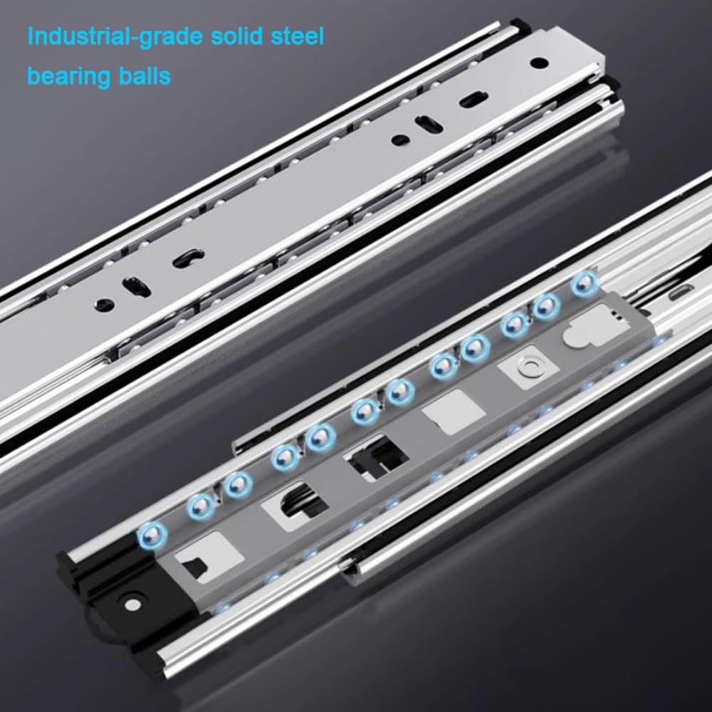 Guide Per Cassetti Pesanti Con Blocca Guide Cassetti Industriali 250 300 350 400 450 500 550 600 650 700 750 800 850 950 1000mm Guide Telescopiche Per Cassetti Gravosi(400mm/16in)