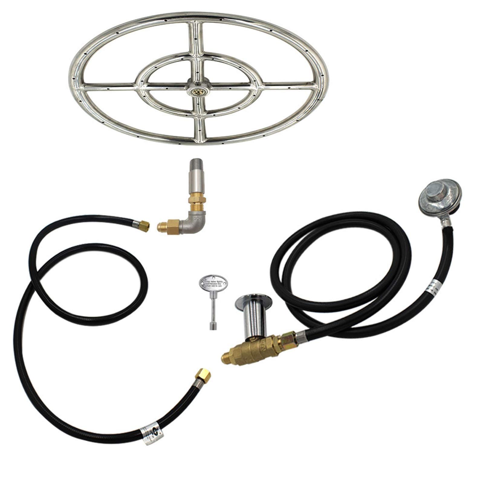Buy MINGMINDZ Propane tank regulator Propane Burner Kit Control Sytem