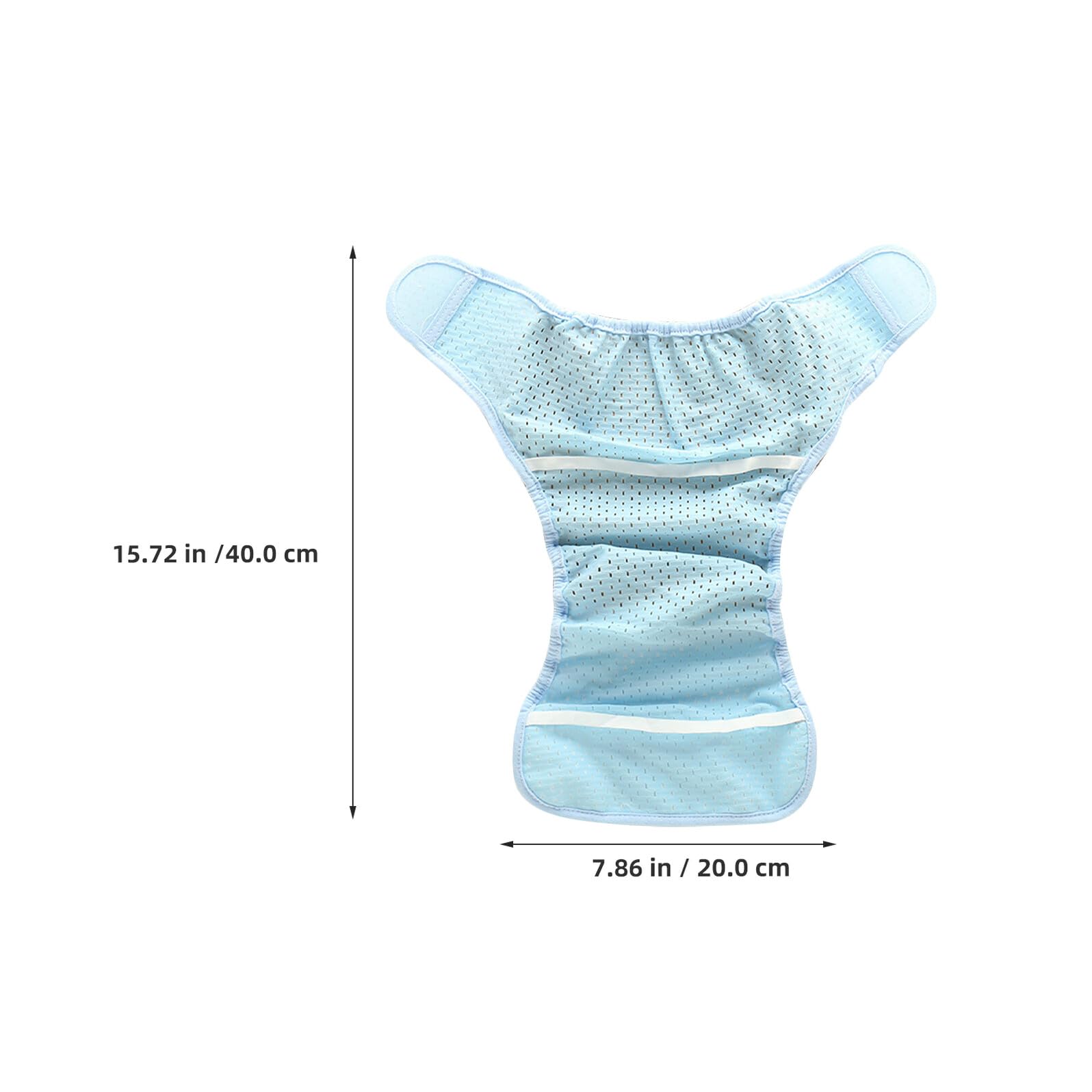 Toyvian Lot de 2 Culottes de Protection pour Bébé Taille S Maille Respirante et Élastique Couches Lavables Fraîches et Confortables pour -Né Adaptées à L'Été et Peau Sensible