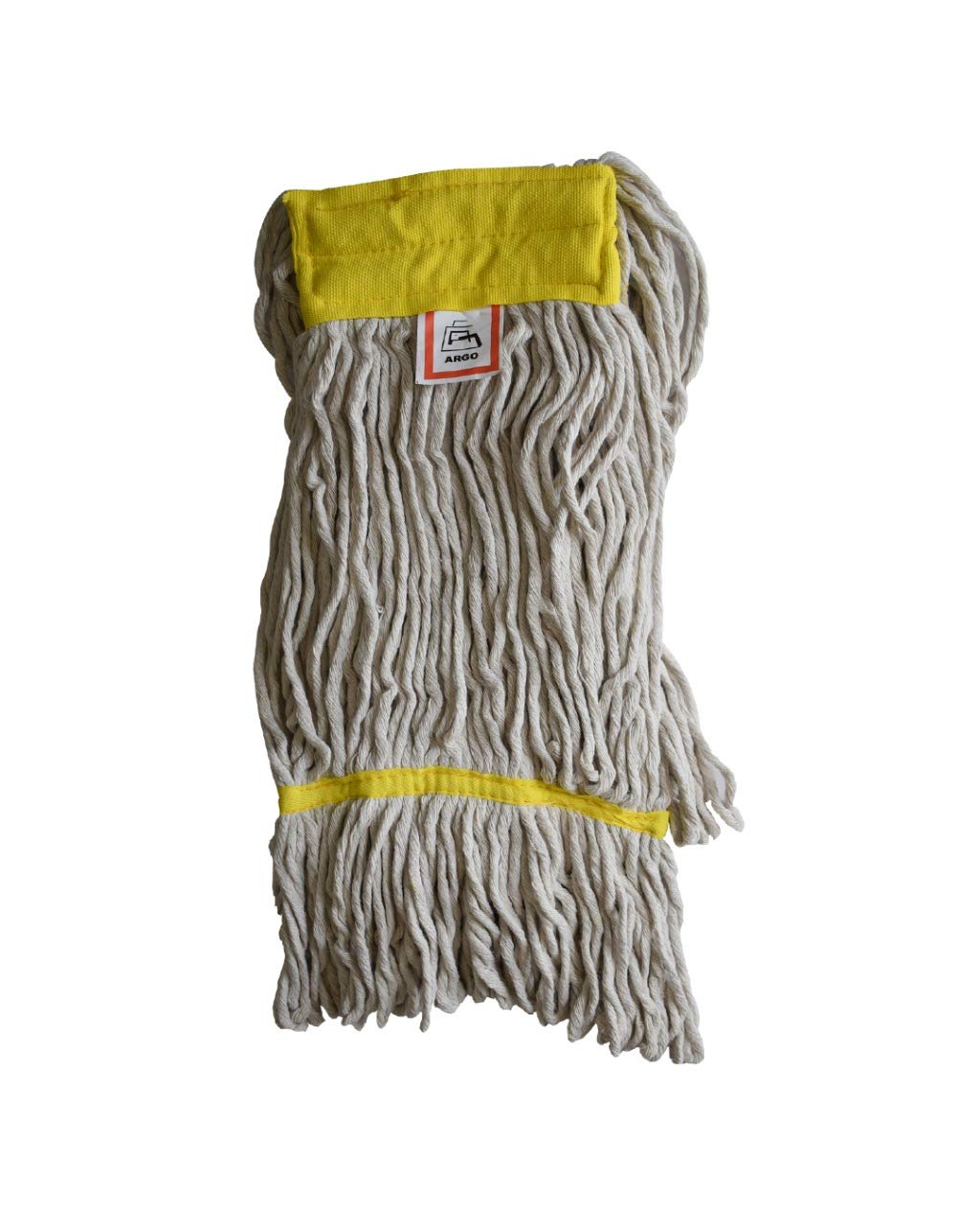 ARGO Cotton Mop with Color Coded Band (Yellow) pk of 2
