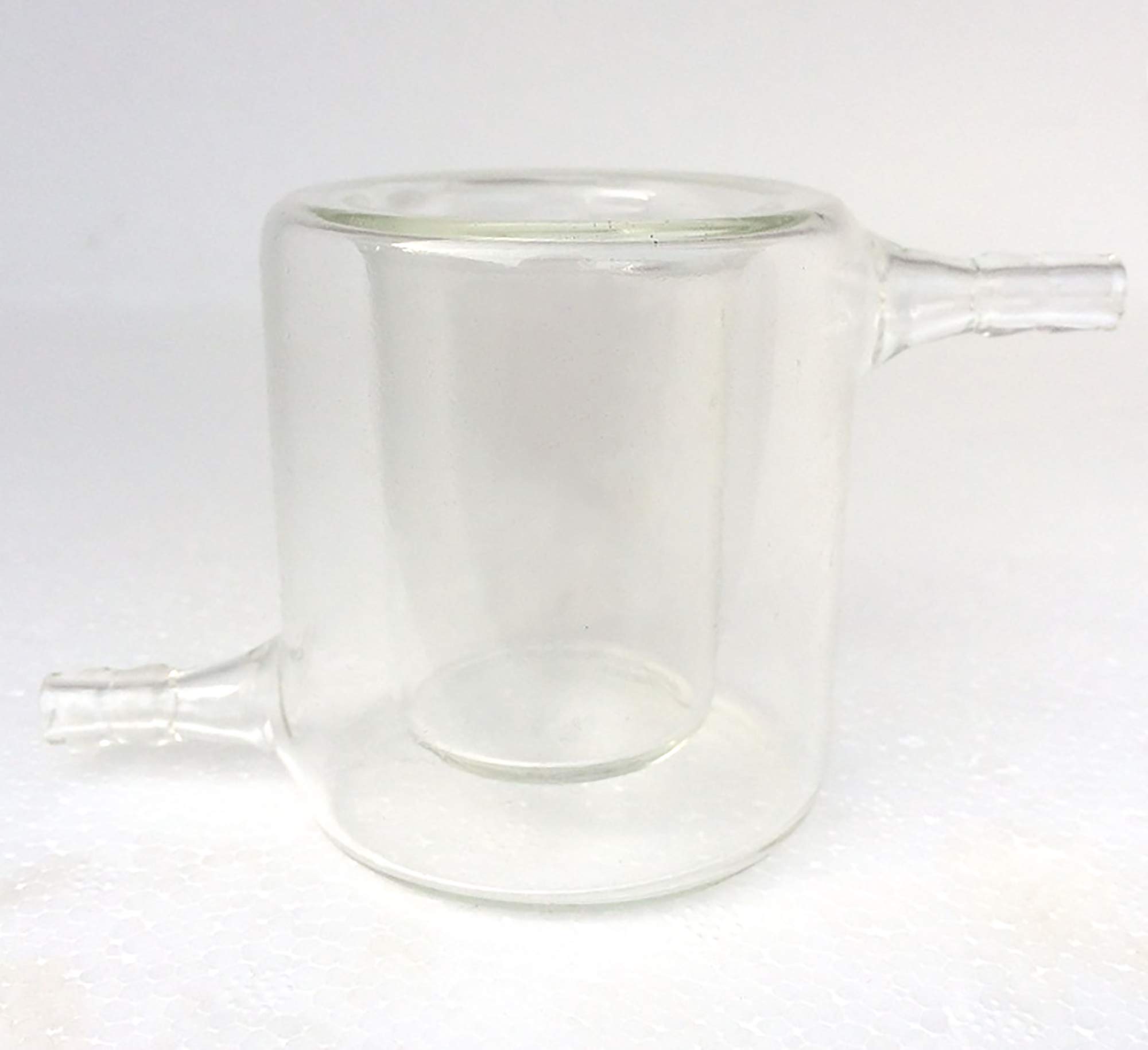 DONLAB CFG-0500 Glass 500ml Flat Bottom Jacketed Beaker Double-Layer Lab Reaction Beaker