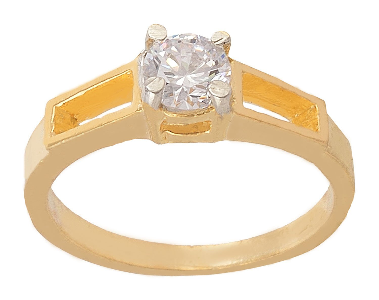 SKN Jewellery Valentine Day Special American Diamond Solitaire Party Alloy Ring for Women & Girls (SKN-3406) (B073WW4WJ9) Amazon Price History, Amazon Price Tracker
