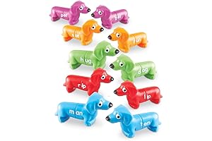 Learning Resources Snap-N-Learn Rhyming Pups | Fine Motor Activity Toy, Language Development,...