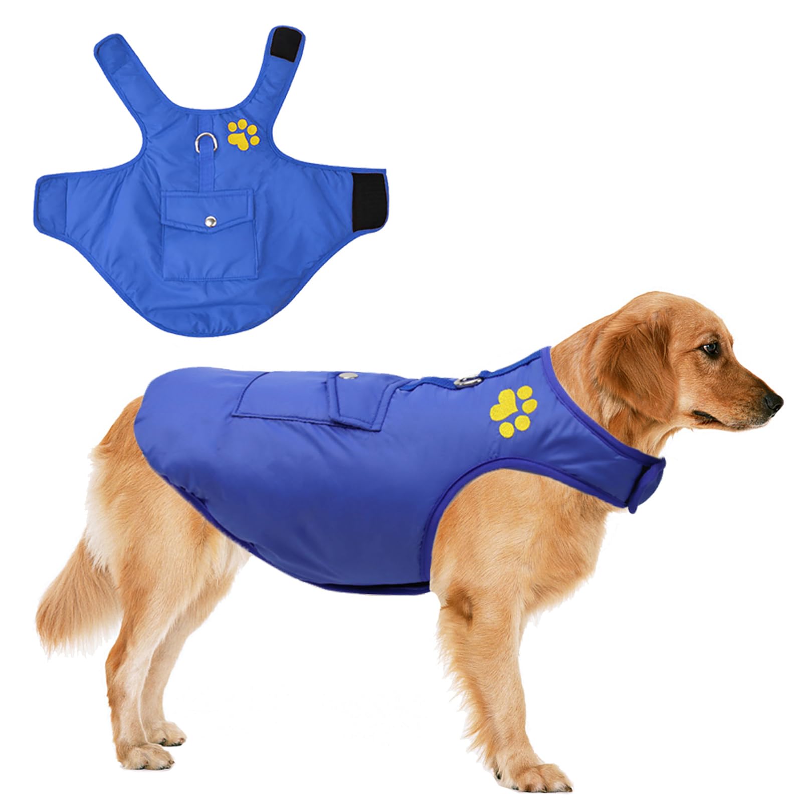 Amazon | Tinsin 犬服 ペット防寒着 秋冬綿服 冬用綿服 犬 コート 