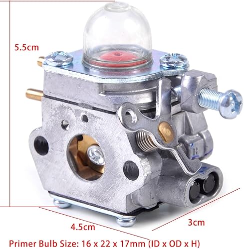 Miniatura 3 de Replacement Parts Carburetor + Gasket + Primer Bulb fit for 753-06190 For WT-973 Carb For Troy Bilt Accessories