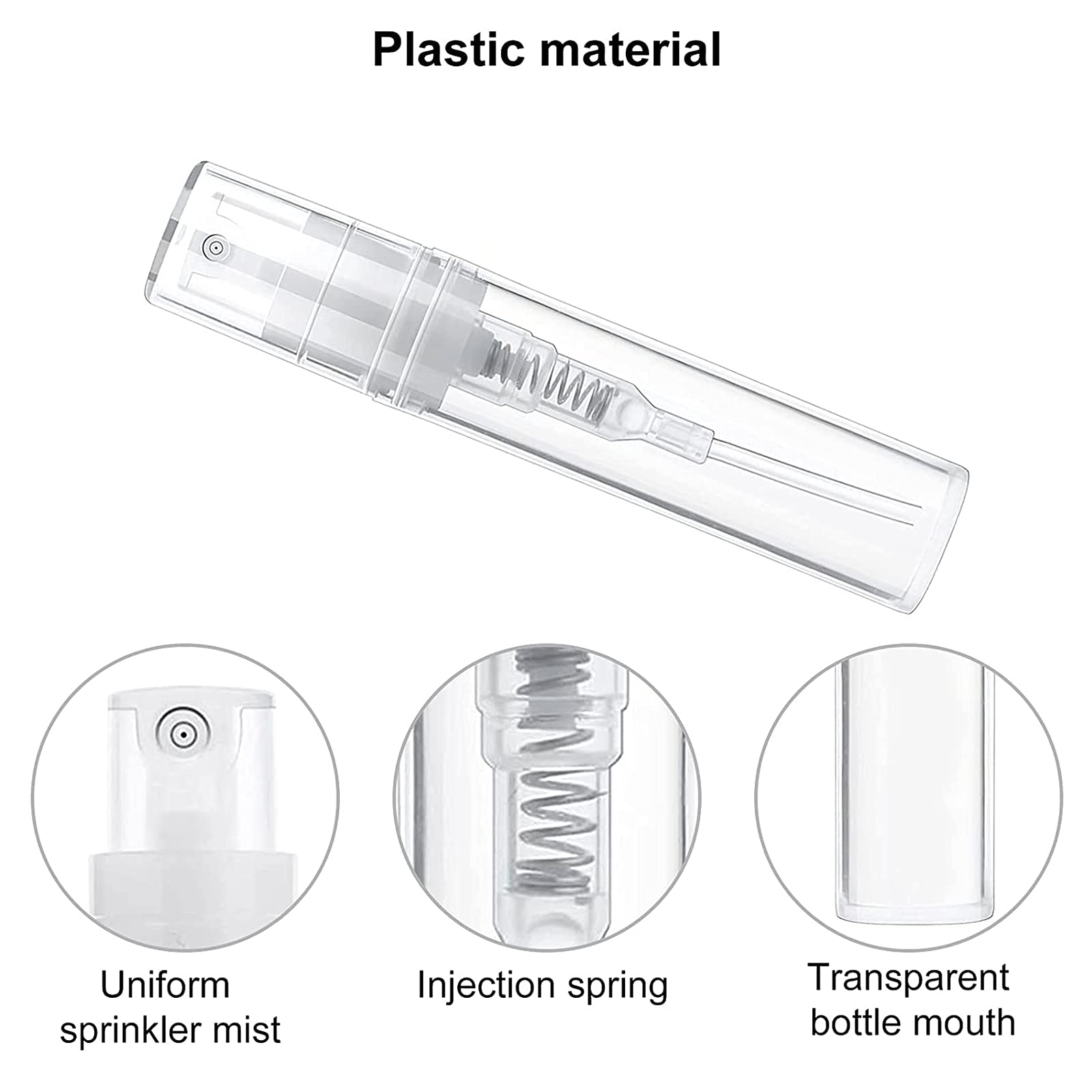 Mini-Parfümprobenflaschen 5 Ml – 20 Stück, Nachfüllbare Sprühflaschen Für Reisen & Düfte