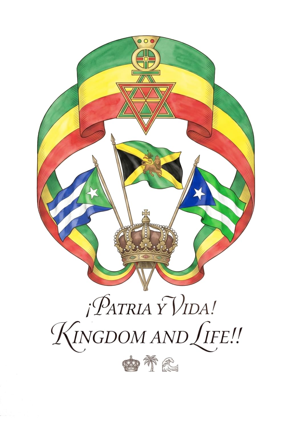 ¡Patria y Vida!: ¡Reino y Libertad! Por la Independencia del Reino Unido caribeño.