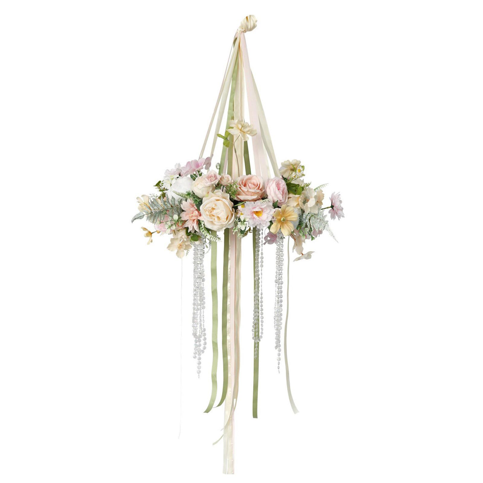 Realistic Petals Artificial Floral Wreath Wedding Decorations for Photography Studio or Commercial Space Wedding