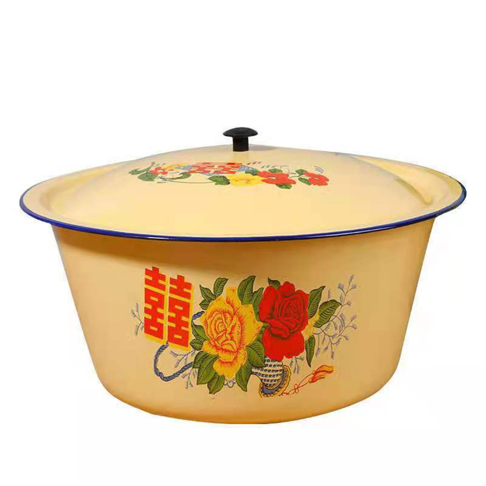Tsophreniq Practical Kitchen Basin Safe and Dessert Container Large Capacity Mixing Bowl for Culinary Enthusiasts Large Capacity Basin