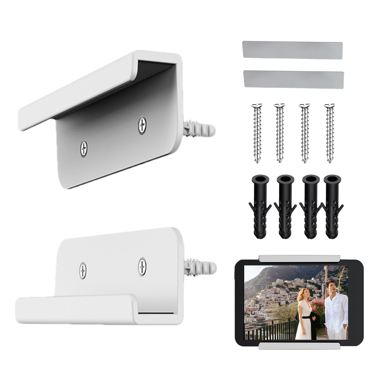 Générique Tablet Wall Mount | Adjustable Wall Mount | Extendable Aluminum Wall Mount | 360° Rotation Adjustable Wall Mount Compatible with Pro/Mini, Galaxy Tab, Pro