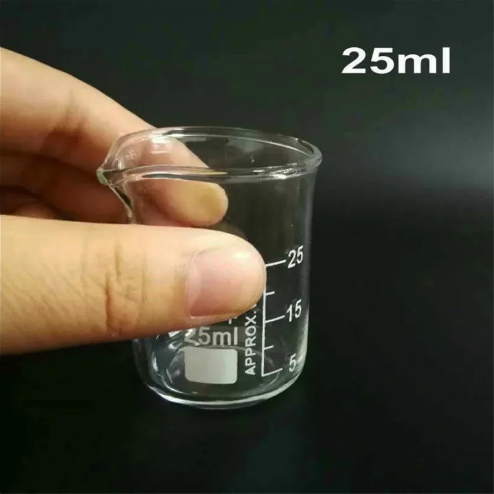 Juego de tazas medidoras de vidrio de 5-3000ml, taza a escala transparente, vaso resistente al calor, juego de tazas medidoras for hornear en cocina, jarras de contenedores de laboratorio(3000ml 1pc)