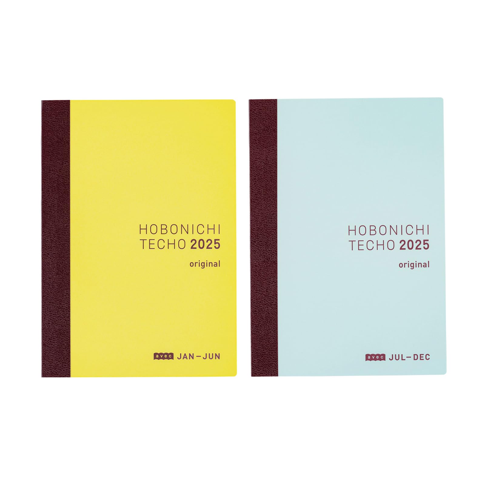 Hobonichi Techo 2025 Original Book [Japanese/A6/January Start/Monday Start/6-months x 2books/Planner]