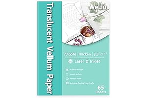 WeLiu Thin 8.5x11 Vellum Printer Paper