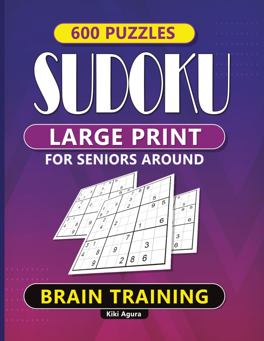 Sudoku Large Print: 600 Easy-to-Medium Puzzles for Seniors Brain Training, Memory Boost & Relaxation with Clear Large Grids