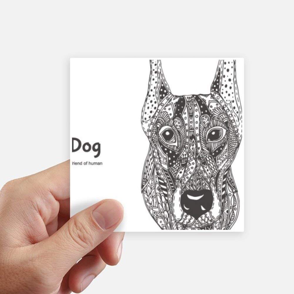 Autocollant de peinture de chien DIYthinker pour masquer les rayures