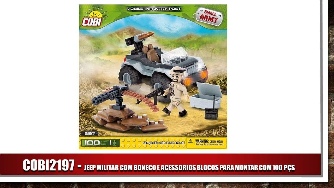 Cobi 100 Bricks Set Missile Launcher Infantry Post Missile Post ATV Mortar New e