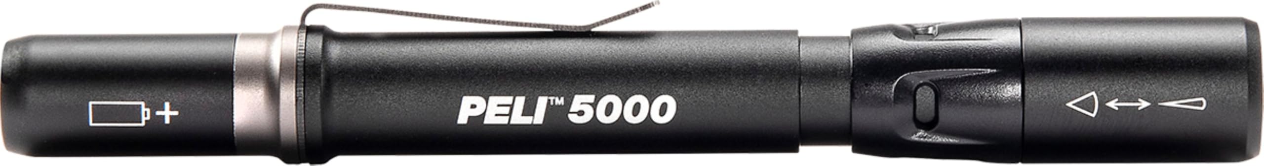 PELI 5000 Torcia LED Premium per uso professionale; classificazione IPX8; 223 lumen; Colore: Nero