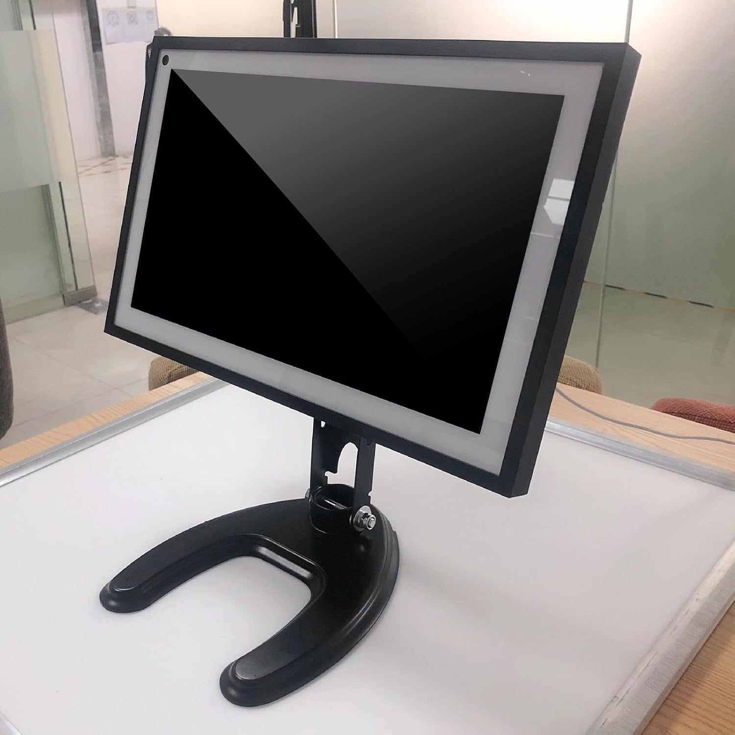 Desktop Metal Stand for Show 15 Stable Ground Base Adjustable Table Stand for Smart Home Speakers Replacement Part