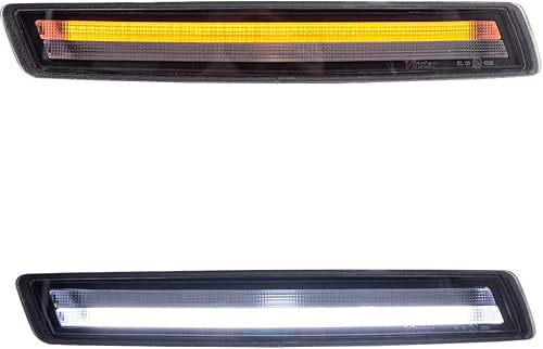 Miniatura 6 de NJSBYL Luces diurnas LED blancas para Volks/wagen Beetle 2006 2007 2008 2009 2010 V/W escarabajo ámbar/blanco LED señal de giro/luz de