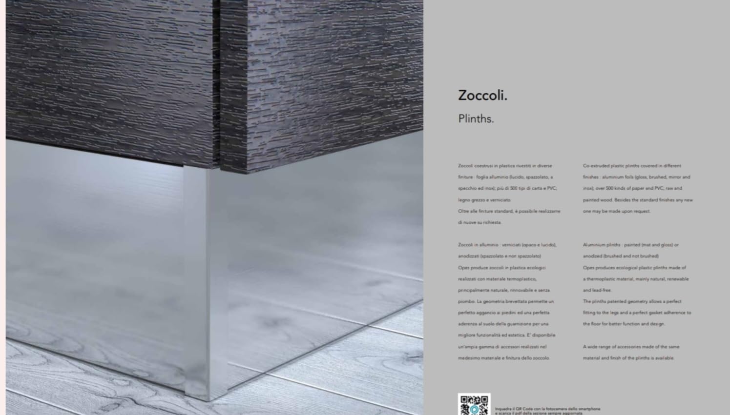 Zoccolo per Cucina in PVC Rivestito in Alluminio Varie Altezze e Lunghezze (cm 12 x 290)