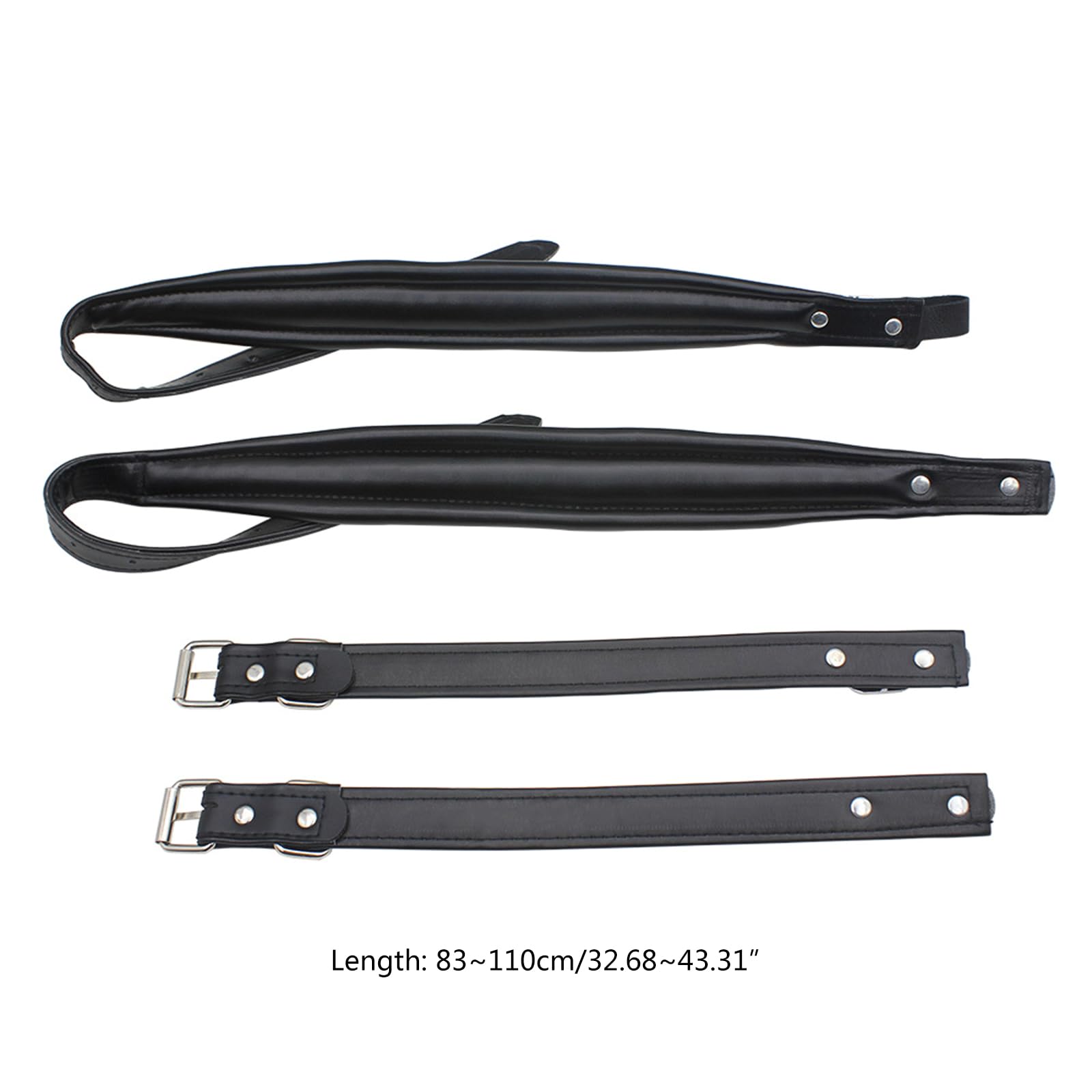 Sangle d'accordéon réglable en cuir et bretelles confortables en polyuréthane et élégante pour divers instruments Bandoulière en cuir pour accordéon