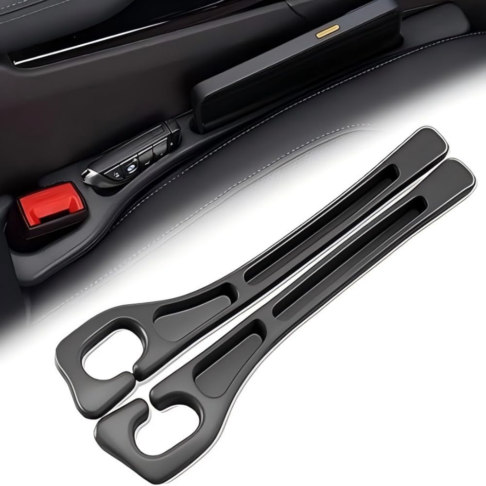 NOBEYSTON Car Seats Gap Filler Dual-Slot Car Seat Gap Organizer