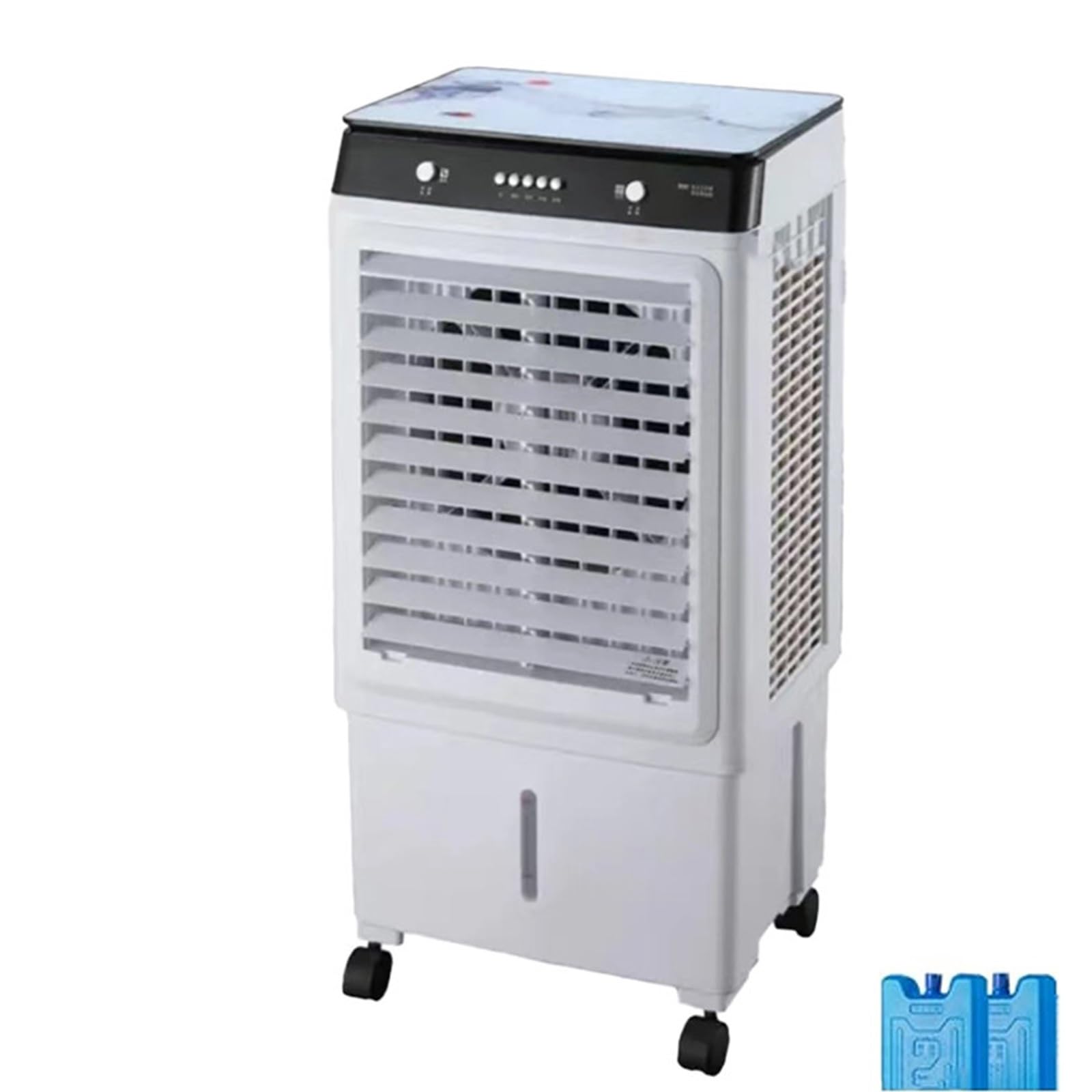 Wtjdccy One Color Swamp Cooler Air Conditioner, 10Gal Water Tank, 120° Oscillation, Air Cooler