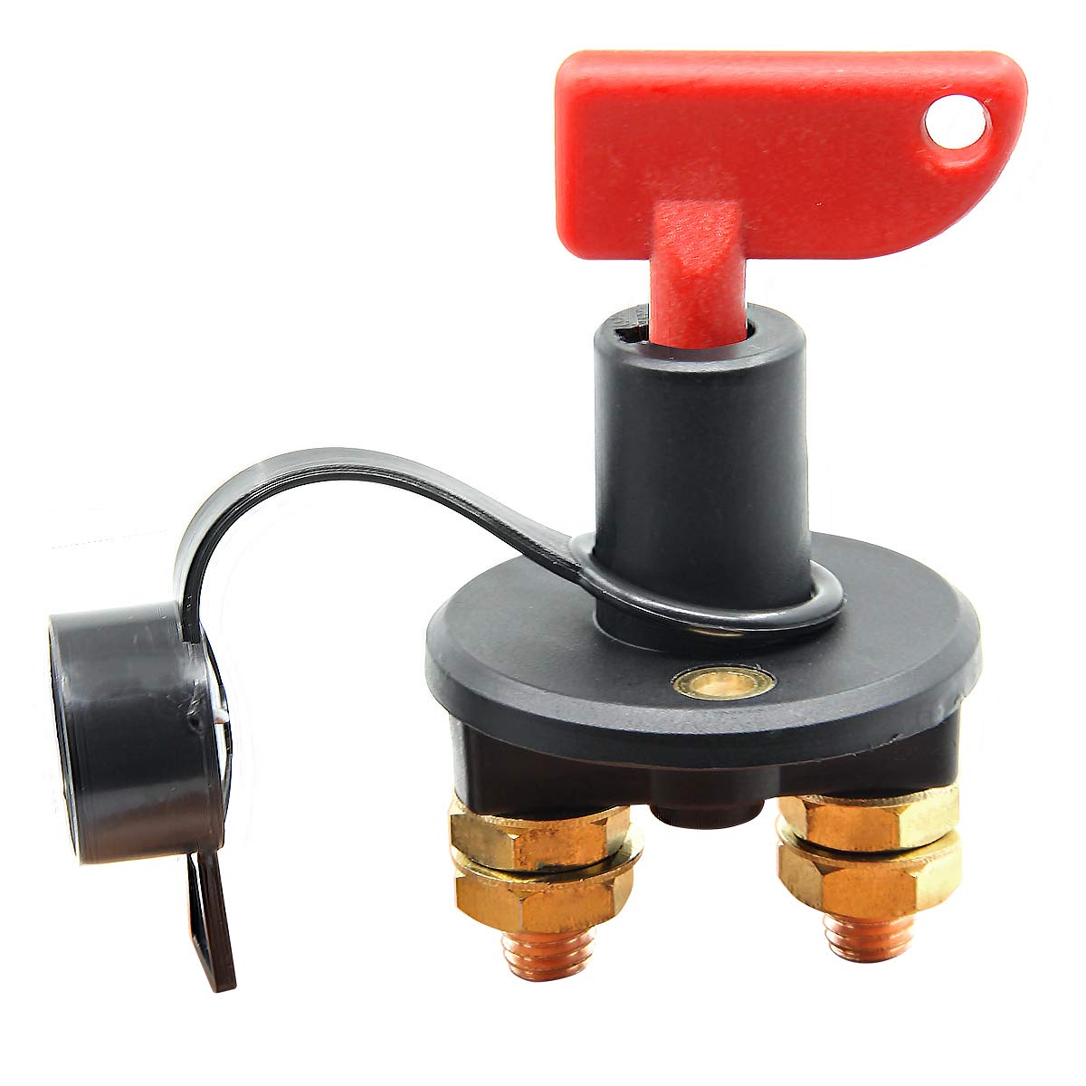 Buy RKURCK 2 Holes Battery Disconnect Isolator Cut OFF Power Kill Switch for Marine Boat Car ATV