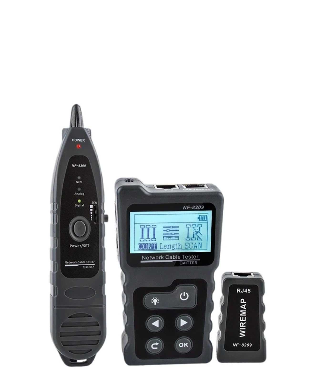 Cable Tracker, LAN Cable Tracker RJ45 Network Tester Cat5 Cat6 Connector PoE Ethernet Tool