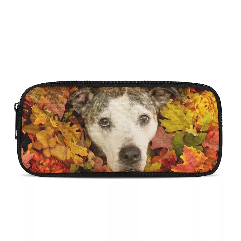Funny Dog Pencil Cases Kids - Amzbeauty Large Pencil Case Multifunctional Storage Bag for EEN Cosmetic Makeup Coins