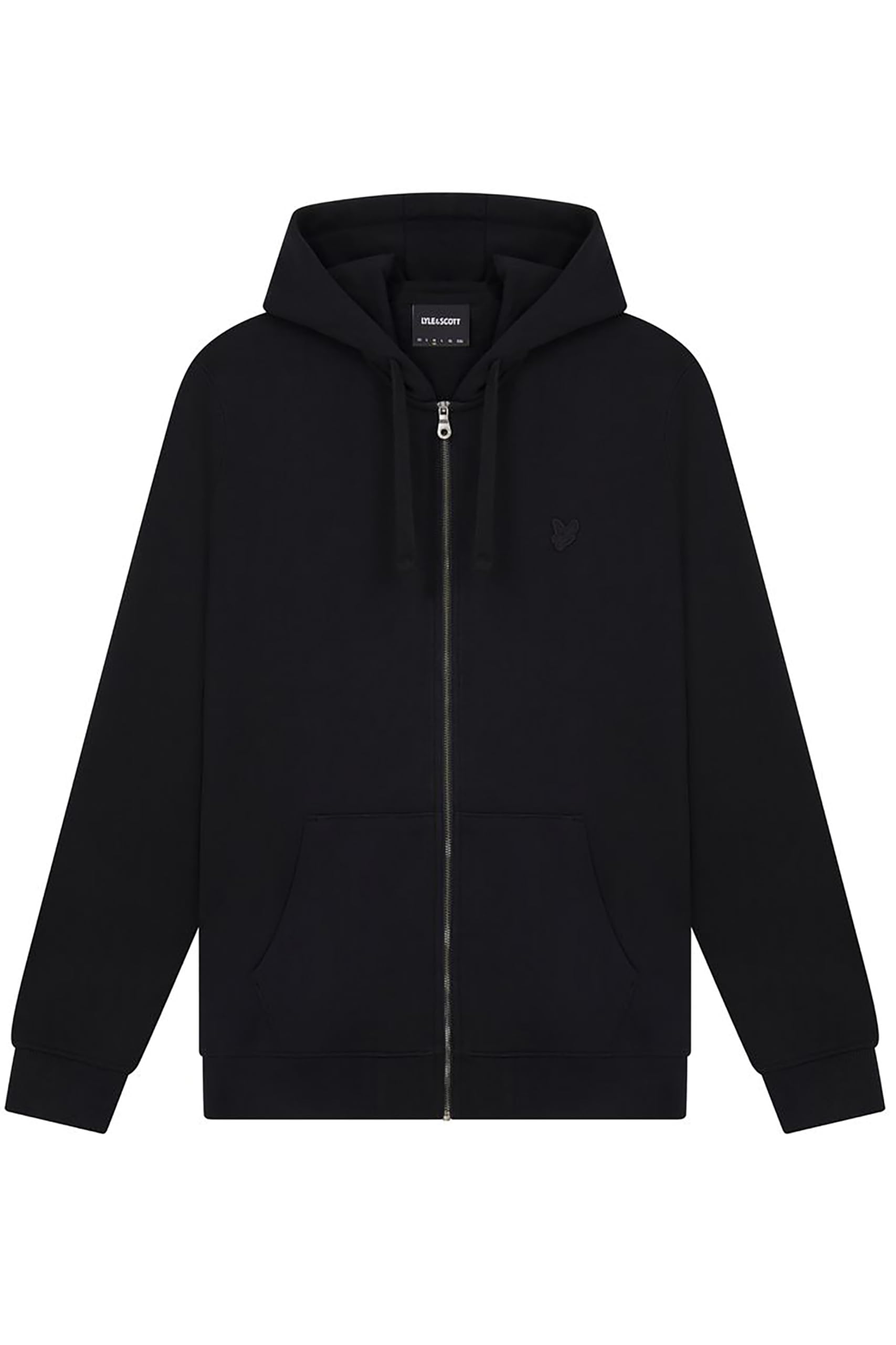 Lyle & Scott Zip Kapuzenpullover für Herren in Grau | Premium Zipper Basic Hoodie Pullover mit Reißverschluss | Winterpulli Herren Warm Hoodie | Sweatjacke aus 100% Baumwolle
