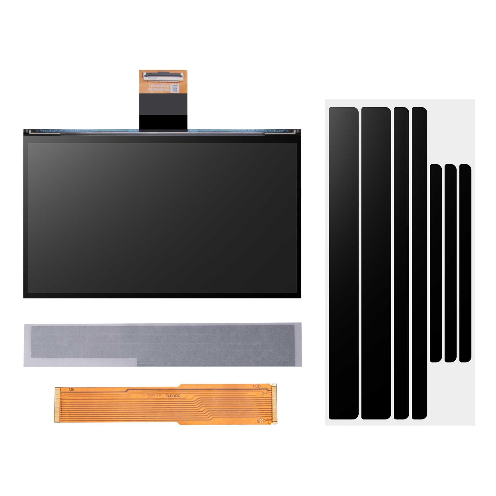 ELEGOO Monochromatyczny ekran LCD 10", 12 K, do drukarek 3D Saturn 4 i Saturn 4, o wysokiej rozdzielczości 11520 x 5120 i wytrzymałym ochronnym szkłem hartowanym 9H