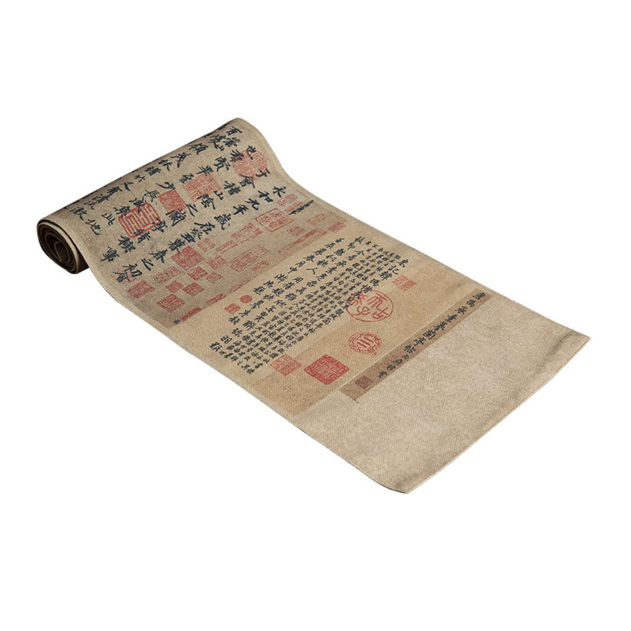 Nappe chinoise rétro en coton pour sublimer la décoration de votre salle à manger